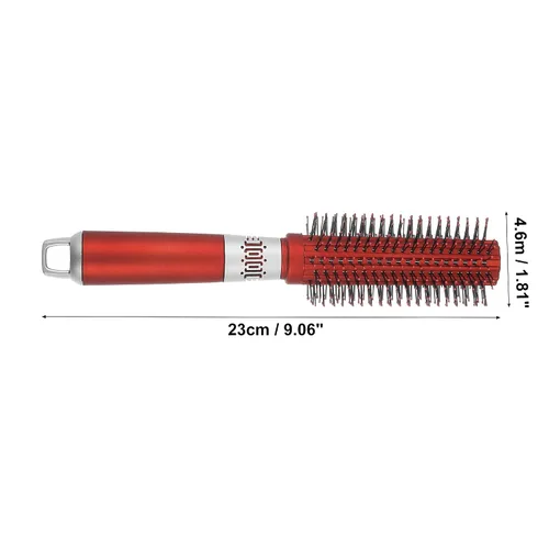 Miniatura 2 de VOCOSTE Peines para el cabello, cepillo de pelo redondo húmedo y seco, rojo
