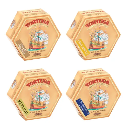 Miniatura 10 de TORTUGA Pastel de ron Caribbean Mamajuana – Pastel de ron caribeño de 16 onzas – Paquete de 4 – El regalo gourmet perfecto para rellenar calcetines
