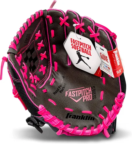Miniatura 8 de Franklin Sports Fastpitch Softball Gloves - Windmill Adult + Youth Fielding Gloves - 11" or 12" - Pink + Green