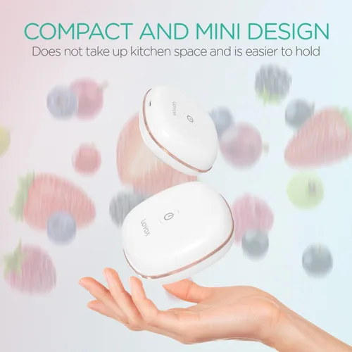 Miniatura 5 de Sellador al vacío de mano para alimentos con 3 recipientes de vacío, mini y sellador al vacío portátil para conservación de alimentos, recargable e