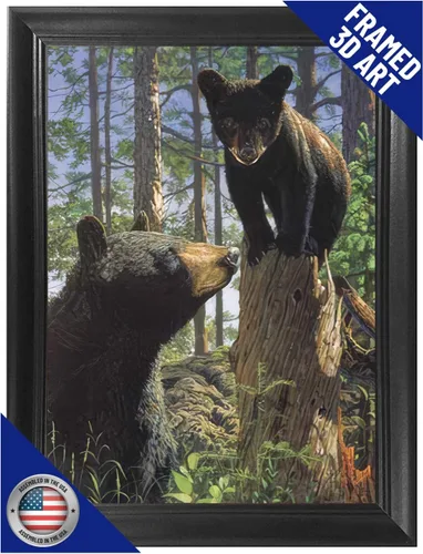 Miniatura 13 de Póster 3D de león, tigre y lobo con lengua hacia fuera 11.8 x 15.7 pulgadas Pósteres e imágenes de animales salvajes Regalos de recuerdos
