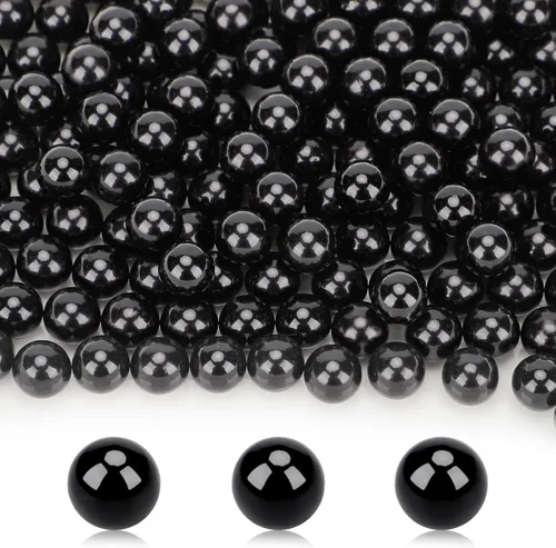 Miniatura 15 de Suream 7500 cuentas pulidas sin agujeros para organizador de brochas de maquillaje, perlas redondas brillantes para relleno de jarrón, cuentas
