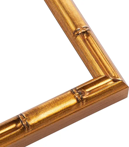 Miniatura 2 de CountryArtHouse Marco de madera maciza de bambú dorado de 20 x 34 pulgadas, incluye plexiglás acrílico UV, tablero de respaldo de espuma sin ácidos
