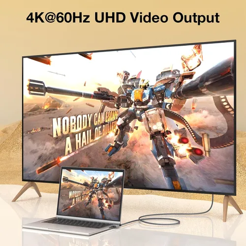Miniatura 4 de UseBean Cable USB C a USB C de 240 W de 0.6 pies [2 unidades], cable de datos USB C 3.2 Gen 2X2 20Gbps de ángulo recto, salida de video 4K, cable