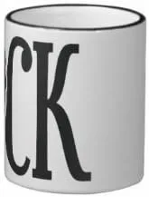 Miniatura 2 de Taza de café con mango negro Ock de 11 onzas