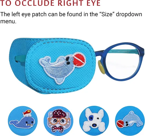 Miniatura 7 de Astropic 4 parches para ojos para niños Parche para ojos para niños Parche médico para ojos para niños con ojo perezoso