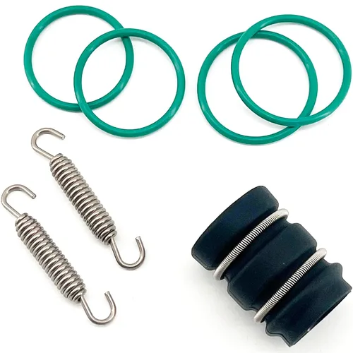 Miniatura 4 de Cámara de expansión de 21/0.906 in a kit de resorte y sello de acoplador de silenciador Euro 2-Stroke KTM SX, Husqvarna TC y GasGas MC 65 85 105 cc