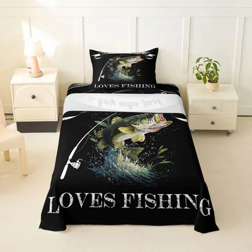 Miniatura 24 de Erosebridal American Flag Bed Sheets Twin Army Green Camo Deep Pocket Fitted Sheet for Kids Boys Girls Bear Claw Hunting Theme Bedding Set Camoflage