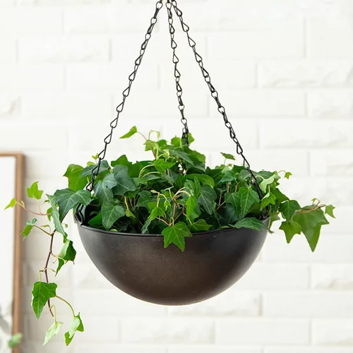 Miniatura 2 de Cestas colgantes de metal para plantas, macetas de jardín, macetas de jardín, cesta colgante para plantas, macetas colgantes para plantas