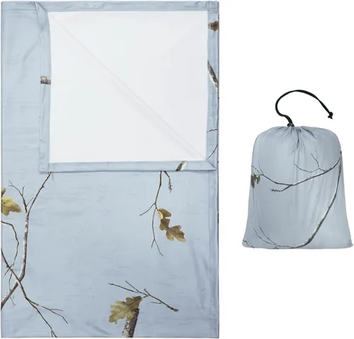 Miniatura 26 de LOOGU Manta Camuflaje Impermeable Aislante Forro de Poncho para Camping al Aire Libre, Senderismo, Caza, Supervivencia, Mochileros, Picnic Us