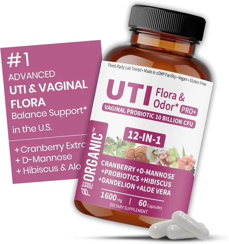 Probiótico avanzado para el cuidado íntimo para mujer, microflora vaginal y apoyo diario para el tracto urinario, levadura, olor y equilibrio del