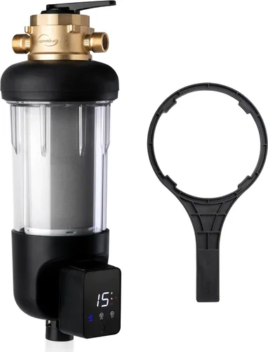 Miniatura 13 de iSpring WSP200ARJ Filtro de agua de sedimentos de centrifugado, Tamaño Jumbo mejorado, Gran capacidad, Reutilizable con módulo de auto-lavado