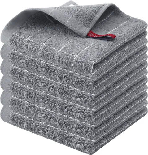 Miniatura 65 de Homaxy Paños de cocina 100% algodón de felpa, toallas de cocina ultra suaves y absorbentes para la cocina, adecuadas para secar y lavar platos