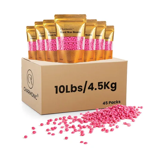 Miniatura 10 de Charmonic Cuentas de cera dura, 10 libras, cuentas de depilación a granel para cara, cejas, brasileñas, piernas, cuerpo y bikini, kit de depilación