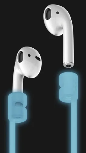elago Correa para AirPods [Nightglow Blue] - [Compatible con Apple AirPods 1 y 2] [Compacta] [Ligera] [Longitud ideal] - para Apple AirPods 1 y 2
