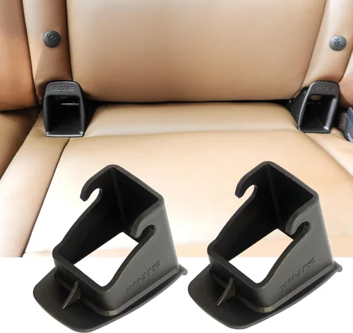 Miniatura 12 de ISOFIX - Guía de cierre de cinturón de interfaz, 2 piezas de hebilla de interfaz ISOFIX para asiento de automóvil, ranura guía fija, conector