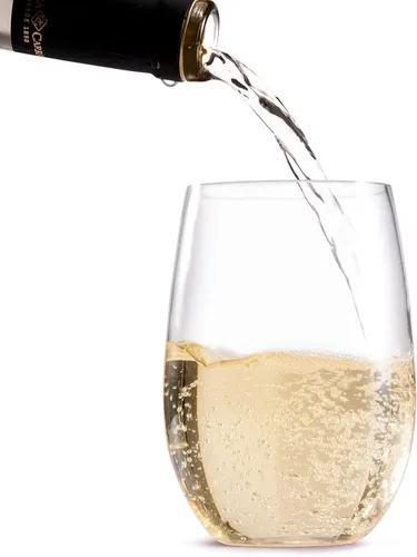 Miniatura 3 de hotder Juego de 4 copas de vino de plástico irrompibles para el hogar, fiestas, 16 onzas, Tritan, sin tallo, para uso en exteriores, irrompibles