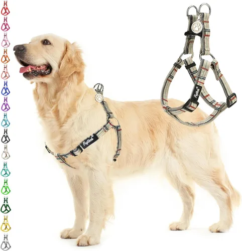 Miniatura 56 de PUPTECK arnés para perro para no jalar, reflejante, ajustable, básico, de nailon, chaleco para cachorro, para caminar al aire libre con etiqueta