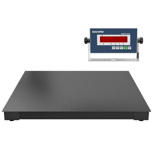 Miniatura 10 de Báscula industrial de suelo de 36 x 36 pulgadas, báscula de almacén de alta resistencia con indicador digital, báscula de palé precisa para pesaje