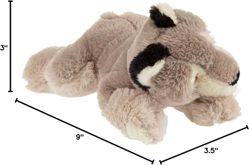 Miniatura 6 de Wild Republic EcoKins - Mini lobo de peluche de 8 pulgadas, regalos ecológicos para niños, juguete de peluche, hecho a mano con 7 botellas de agua