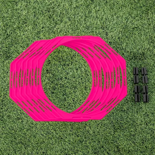 Miniatura 10 de FORZA Anillos octa de entrenamiento de agilidad [Pack de 6] Equipo de entrenamiento de fútbol Juego de anillos de agilidad multideporte Equipo