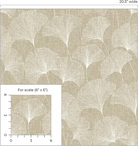 Miniatura 6 de Surface Style - Papel tapiz para despegar y pegar, papel tapiz botánico para dormitorio, tocador, cocina, autoadhesivo, vinilo, cobertura de 30.75