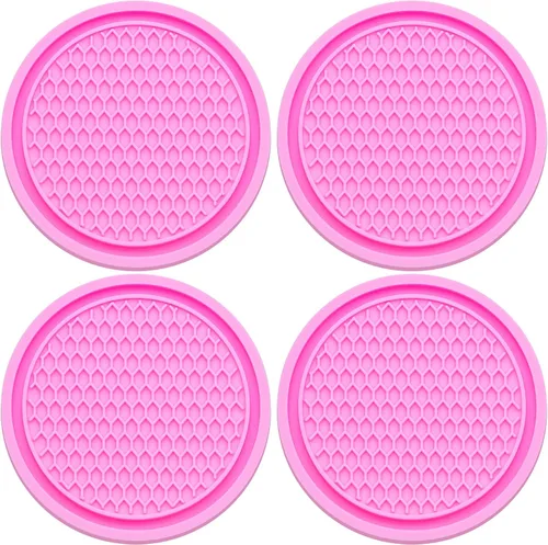 Miniatura 24 de 2 piezas posavasos para portavasos de automóvil, posavasos universales antideslizantes para portavasos de automóvil, 2.75 pulgadas posavasos
