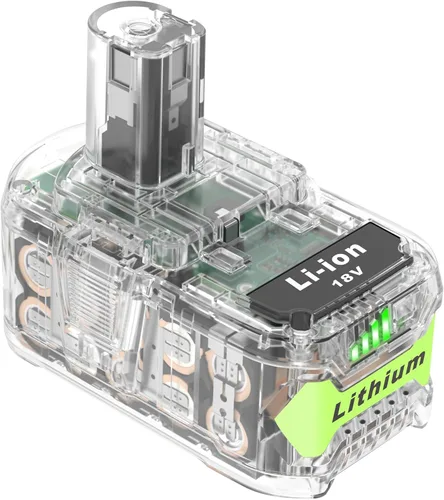 Batería de repuesto para Ryobi 18V 5000mAh P102 P103 P104 P105 P107 P108, compatible con herramientas eléctricas inalámbricas Ryobi ONE+ 18V con luz