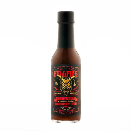 Miniatura 9 de Hellfire Hot Sauce Infierno De Ajo Verde - Salsa Verde de ajo Gourmet Salsa picante con pimientos verdes Carolina Reaper, 5 onzas