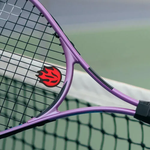Miniatura 2 de BESPORTBLE Raqueta de tenis, amortiguador de vibraciones, raqueta de cuerda, amortiguador de choque de silicona en forma de fuego, 6 uds