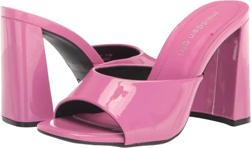 Miniatura 7 de Madden Girl Sandalia de tacón Genius para mujer, Charol fucsia