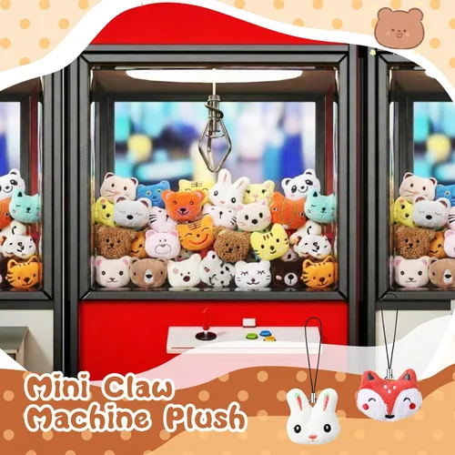 Miniatura 5 de Libima 150 piezas de mini animales de peluche de mar, animales de frutas de peluche para llavero, juego para carnaval, cumpleaños, aula, premios