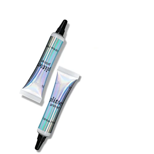 MAEPEOR Pegamento cosmético con purpurina de larga duración, gel de imprimación con purpurina impermeable y a prueba de manchas, pegamento base para