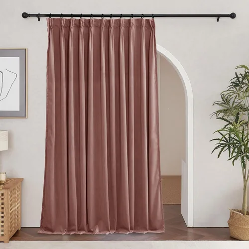 Miniatura 28 de RYB HOME Cortinas plegadas en pinza beige, cortinas suaves con aislamiento térmico y reducción de ruido para bloquear la luz para sala de estar