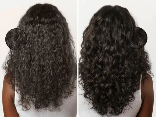Miniatura 3 de Champú y Acondicionador Hidratante Juego Hidratante para Cabello Teñido Tratado Tratamiento de Queratina Limpieza Cabello Seco a Normal Sin Sulfatos