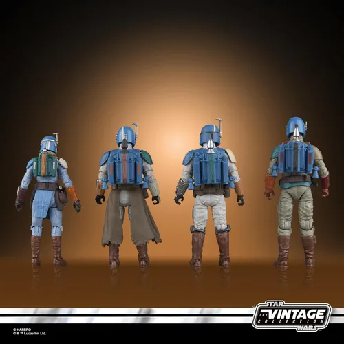 Miniatura 7 de STAR WARS The Vintage Collection Mandalorian Shriek-Hawk, The Mandalorian 3.75 pulgadas coleccionable paquete de 4 (exclusivo de Amazon)