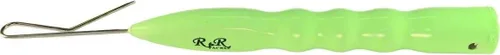 R&R Tackle - Desenganchador pequeño, mango de brillo verde, deshooker para equipos de agua salada y agua dulce, herramienta de extracción de anzuelos