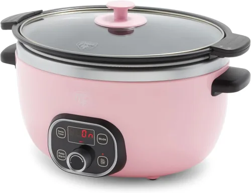 Miniatura 14 de GreenLife Olla de cocción lenta de 6QT, olla de cerámica antiadherente no tóxica sin PFAS, recipiente interior extraíble, programable, apta