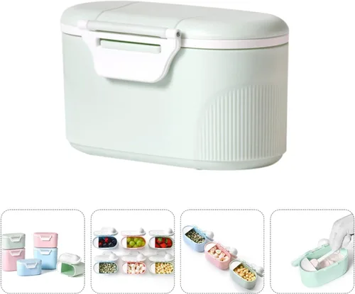 Miniatura 4 de Toddmomy Hogar para al aire libre S Food Baby Container Dispenser Milk Formula Holder Travel Leakproof Portable