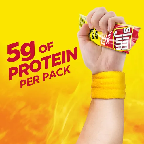 Miniatura 4 de Slim Jim Original 'N Cheese - Palito de carne ahumada, fácil de llevar, para la escuela, el trabajo y los viajes, aperitivos de carne de 0.9 onzas