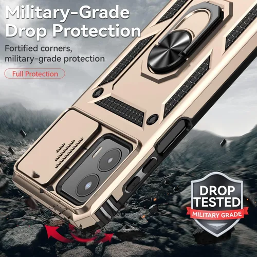 Miniatura 4 de Funda para Moto G 5G 2023, [No para la versión 2022] con protectores de pantalla y cubierta de cámara, [Grado militar] cubierta probada contra