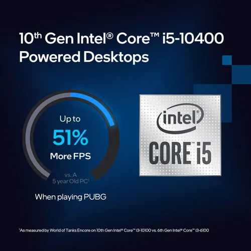 Miniatura 5 de Intel Core i5-10400 Procesador de escritorio 6 núcleos hasta 4.3 GHz LGA1200 (chipset Intel serie 400) 65W, número de modelo: BX8070110400
