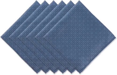 Miniatura 19 de DII Colección de mesa para interior/exterior con agujero para sombrilla con cremallera, lavable a máquina, celosía tonal, mantel, 60 pulgadas