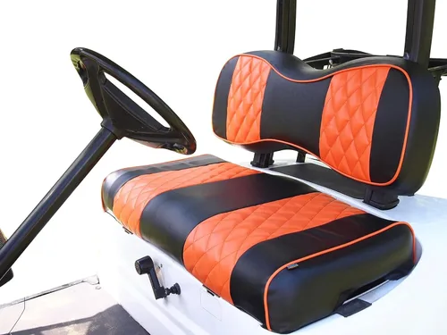 Miniatura 15 de Huskey - Fundas de asiento delantero y trasero para carrito de golf compatibles con modelos Yamaha G29 Drive & Drive 2 2007 en adelante, ajuste Rojo