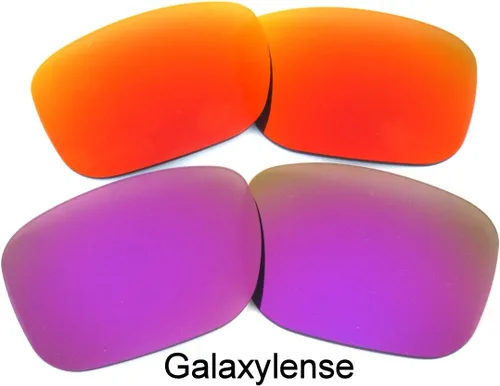 Miniatura 2 de Galaxy lentes de repuesto para Oakley Holbrook morado y rojo Color Polorized 2 Pares, GRATIS S & H.
