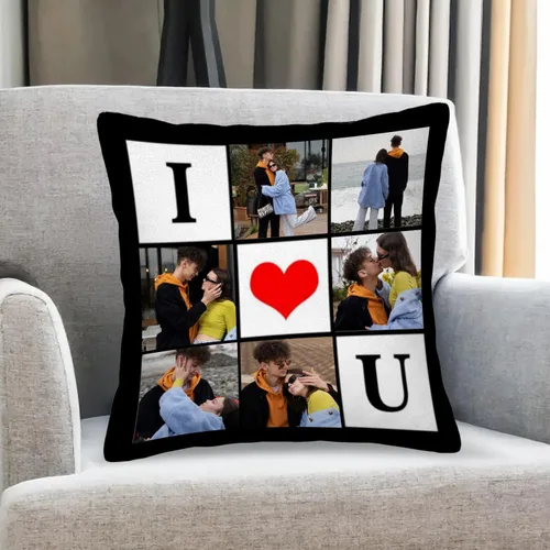 Miniatura 14 de Best Mom Ever Custom Pillowcase – Personalized Photo Collage Throw Pillow Cover, Gift for Family, Couples, Christmas, Valentine's Day, Birthday & 5