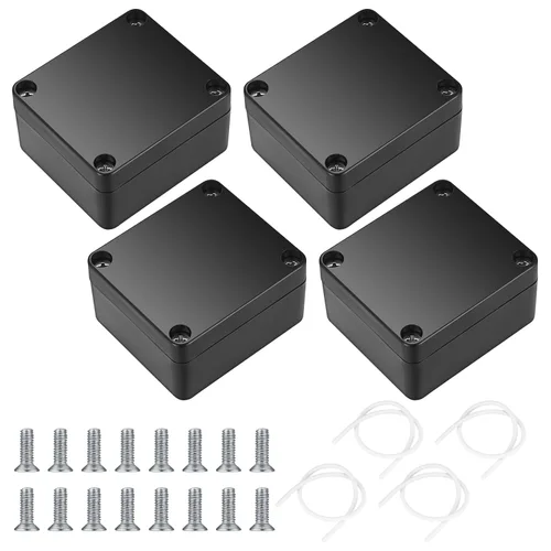 Miniatura 7 de Caja de Proyecto, 4 piezas Cajas de Conexiones, Cajas Eléctricas Impermeables IP65, Plástico ABS a Prueba de Polvo Caja de Proyecto Eléctrico Cajas