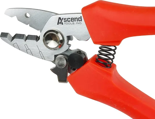 Miniatura 6 de Ascend Tools Pelacables de fibra óptica de tres orificios de 5,5 pulgadas para empalme de cables, preparación de cables, chaqueta de pelado, búfer