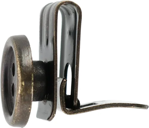 Miniatura 11 de Trafalgar Clips de botón movibles sin coser (juego de 6), Negro