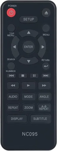 Miniatura 8 de NC095 NC095UL Reemplazo de control remoto para reproductor de DVD Sanyo FWDP105F FWDP175FA FWDP105 FWDP175F FWDP105FA FWDP105FB